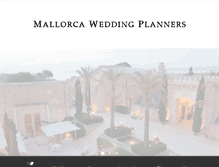 Tablet Screenshot of mallorcaweddingplanners.com